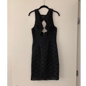 Nasty Gal Lace Dress with Zipper Front